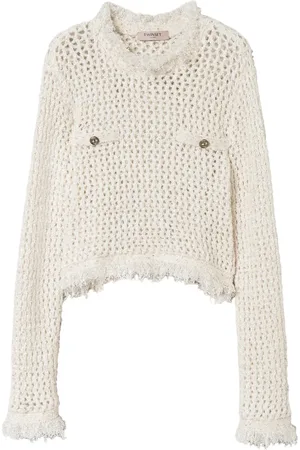 Twin-Set Mesh trui met jacquard