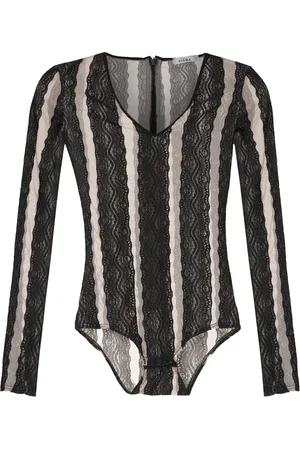 AMIR SLAMA Bodysuit met bloemenprint