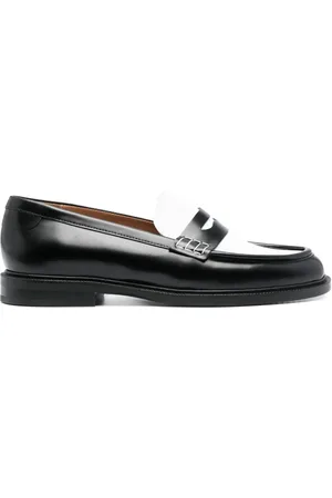 Claudie Pierlot Tweekleurige leren loafers