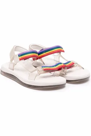 Melissa Papete + Rider I gestreepte sandalen