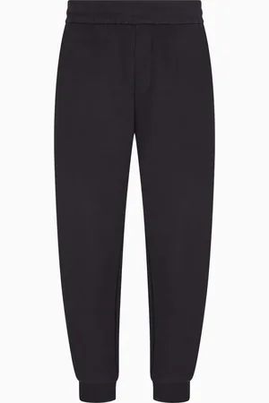 Armani Exchange Katoenen trainingsbroek met elastische taille