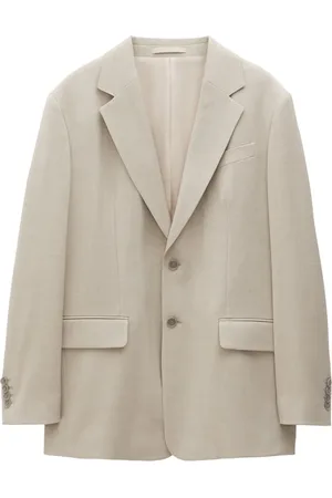 Filippa K Gemêleerde blazer met enkele rij knopen