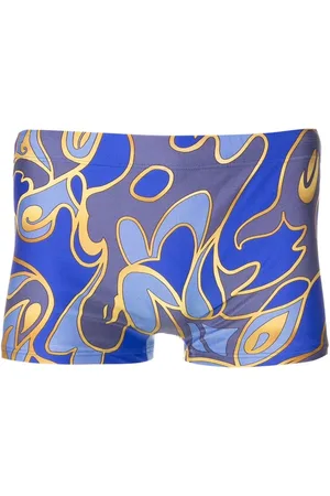 Lygia & Nanny Zwembroek met abstracte print
