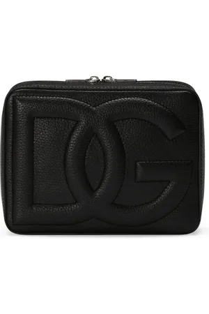 Dolce & Gabbana Leren schoudertas met logo
