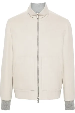 Brunello Cucinelli Omkeerbaar kasjmier bomberjack