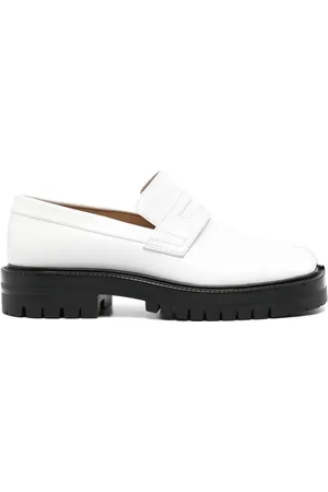 Maison Margiela Tabi leren loafers