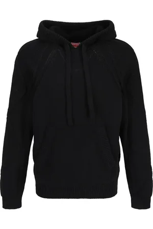 Kenzo Hoodie met kabelgebreide print