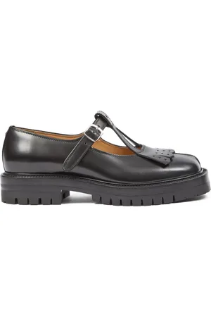 Maison Margiela Tabi County leren Mary Janes