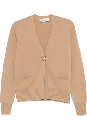 BLUMARINE Vest met broche