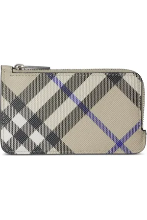 Burberry Geruite pasjeshouder met rits