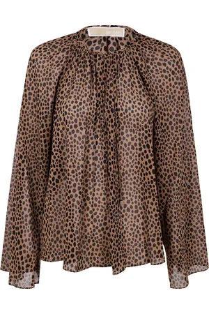 Michael Kors Blouse met luipaardprint