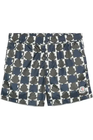 Moncler Zwembroek met logoprint