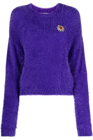 Moschino Trui met bloemenpatch