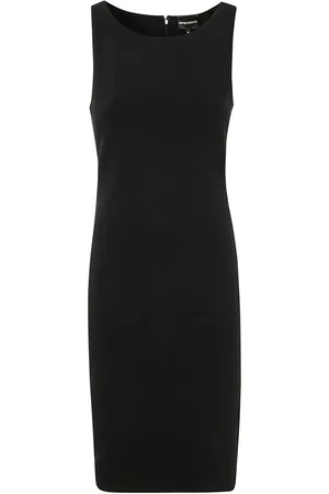 Emporio Armani Ottoman jersey midi