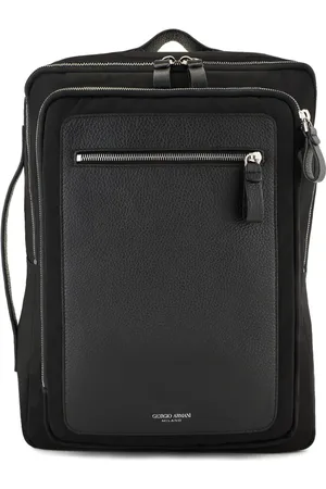 Giorgio Armani Rugzak met logoprint en vakken