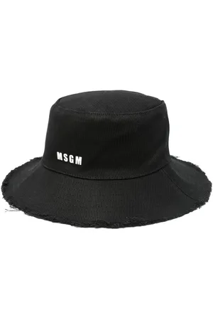 Msgm Hoed verfraaid met logo