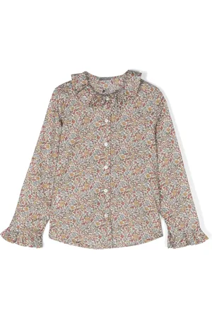 Il gufo Shirt met bloemenprint