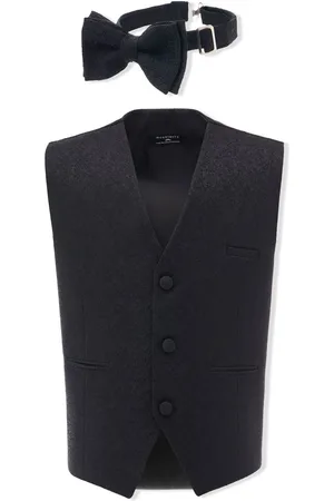 M. Moustache Gilet en vlinderdas