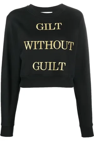 Moschino Trui met geborduurde tekst