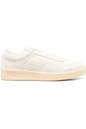 Jil Sander Leren sneakers
