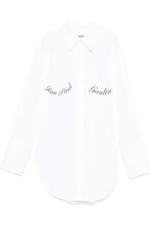 Jean Paul Gaultier Popeline blouse met print