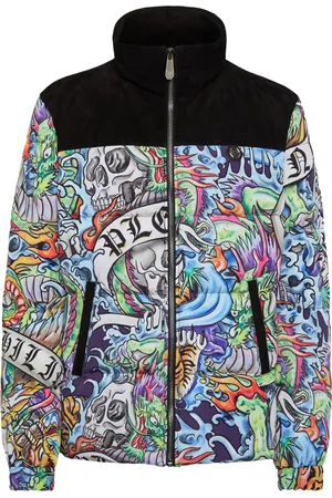 Philipp Plein Bikerjack met print