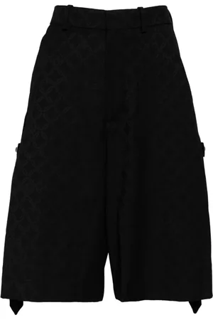 Charles Jeffrey Loverboy Knielange shorts met logopatch