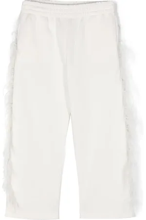 Le pandorine Legging met veren van biologisch katoen