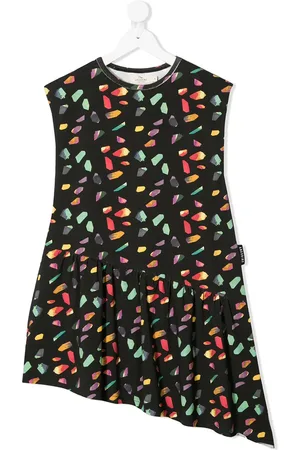 Le pandorine Jurk met geometrische print