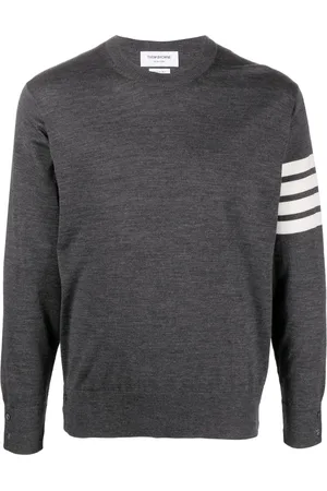 Thom Browne Crewneck Pullover With 4