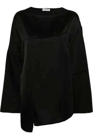 Jil Sander Blouse met lange mouwen en vlakken