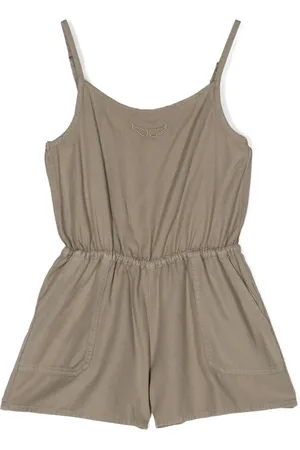 Zadig & Voltaire Katoenen playsuit met geborduurd logo