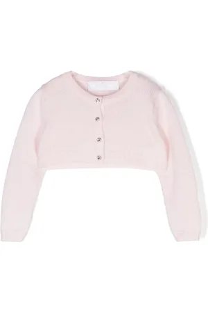 COLORICHIARI Vest met knopen met kristallen