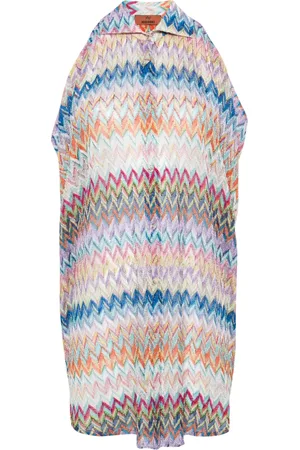 Missoni Blouse met uitgesneden details en zigzag patroon