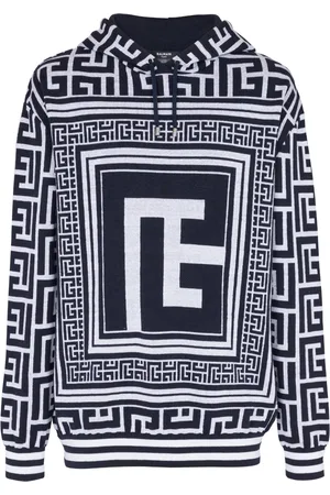 Balmain Hoodie met monogram