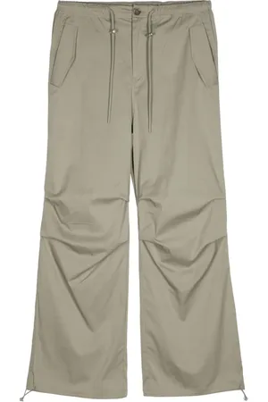 B+AB Broek van katoenblend met trekkoord