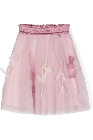 MONNALISA Tulen tutu met bloemenpatch