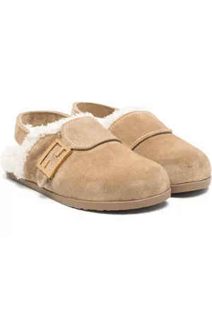 Fendi Suède sabots