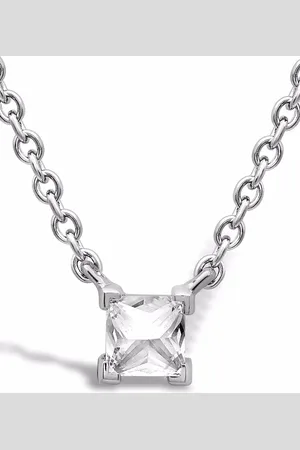 Pragnell 18kt witgouden RockChic halsketting met diamant