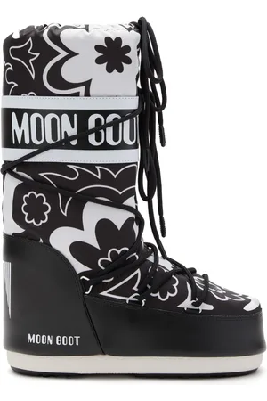 Moon Boot Icon laarzen met bloemenprint
