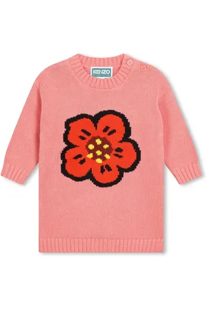 Kenzo Boke Flower jurk met bloemjacquard
