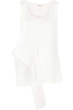 GOEN.J Tanktop met geknoopt detail