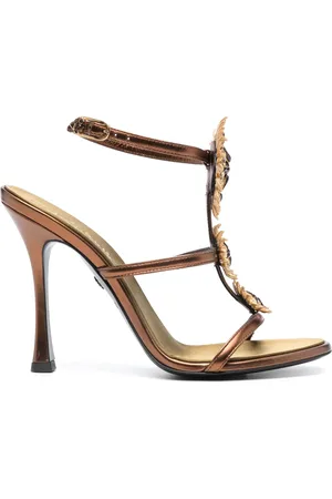 Roberto Cavalli Jewel leren sandalen