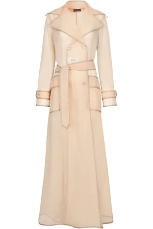 Dolce & Gabbana KIM DOLCE&GABBANA trenchcoat met ceintuur