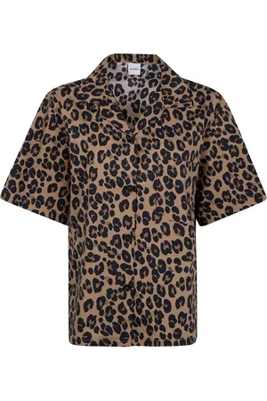 Aspesi Blouse met luipaardprint
