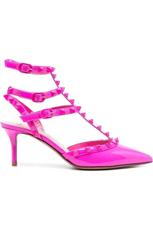 VALENTINO GARAVANI Rockstud lakleren muiltjes