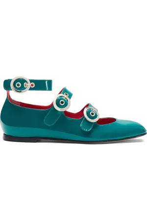 Scarosso Linda II leren ballerina