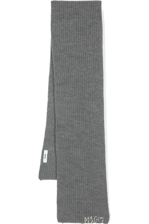 Msgm Sjaal met geborduurd logo