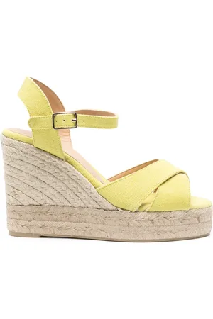 Castaner 110 mm Blaudell espadrilles met sleehak