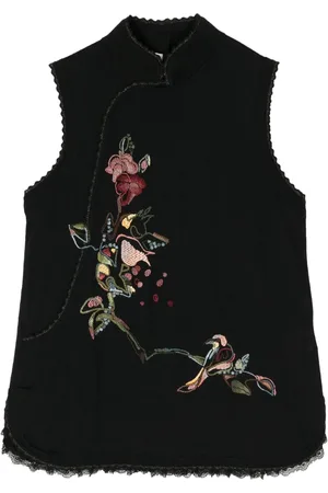 SHIATZY CHEN Top met geborduurde bloemen
